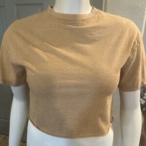 Wild Fable Tan Crop Top